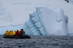 02B Zodiac Near An Iceberg That Has Fallen Over Near Danco Island On Quark Expeditions Antarctica Cruise.jpg